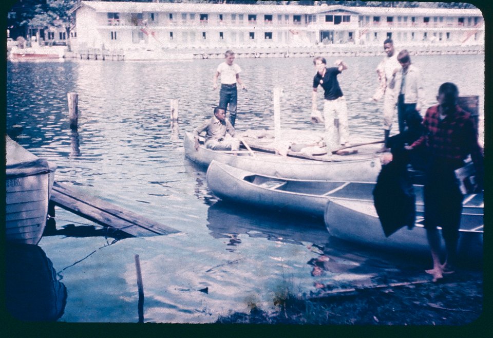 Canoes on the River 1962